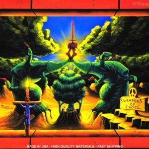 Vintage Blacklight Poster Art Cool Hippie Room Wall Decor Trippy Psychedelic